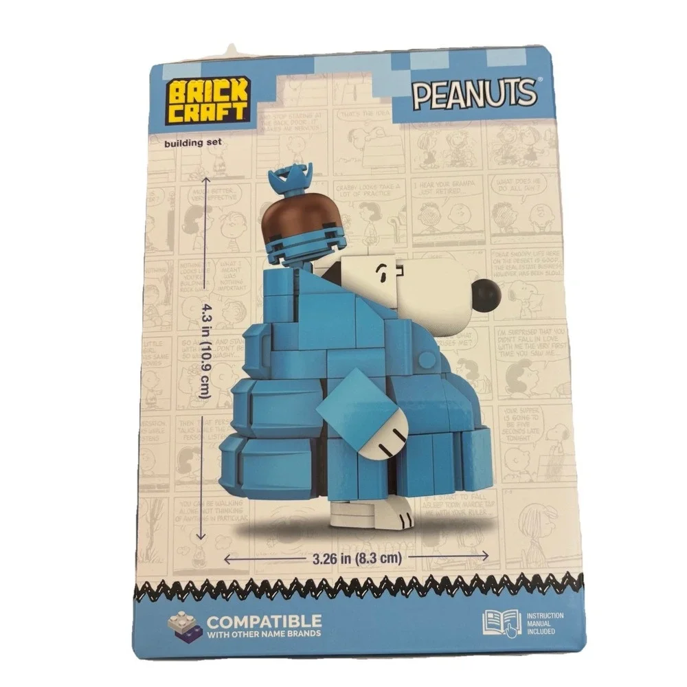 Snoopy Puffer Jacket Decoration CHRISTMAS Building Set BRICKCRAFT Peanuts